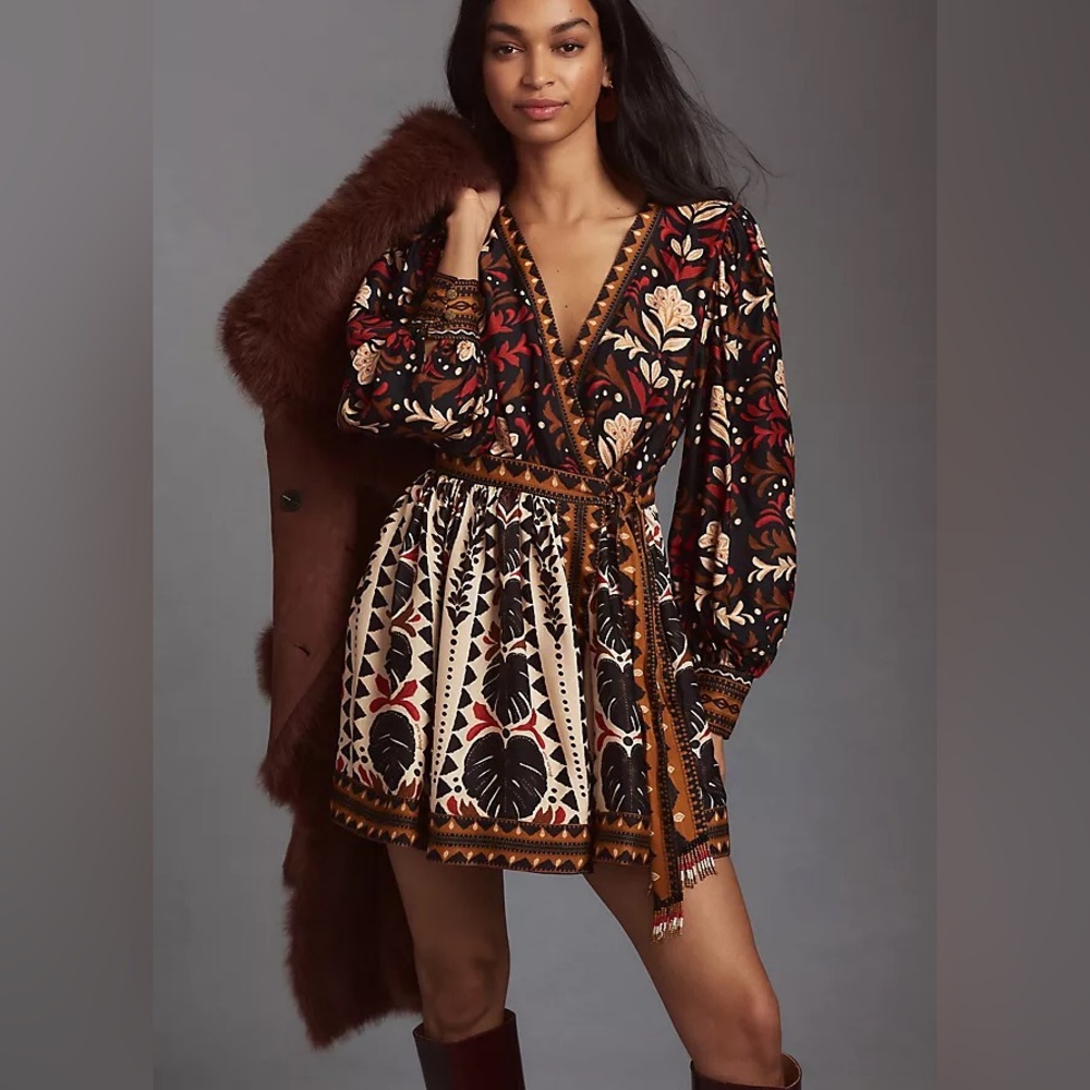 Farm Rio wrap dress